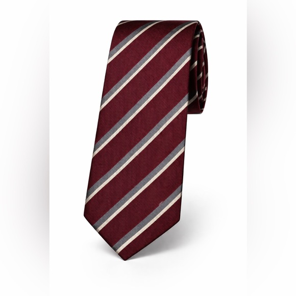 Original Penguin Other - NEW-Original Penguin Men's Burgundy Striped Slim Tie